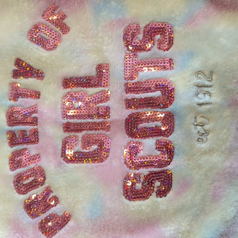 Girl scouts tie-dye sequin fuzzy sweatshirt - Picture 5 of 5